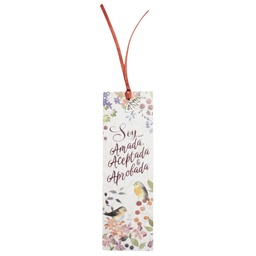 [BISEL-1015] Separador Con Dije Soy Amada Aceptada Y Aprobada / Pajaritos