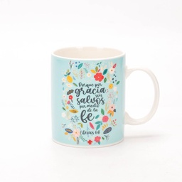 [ABBA-1241] Taza Por Gracia Sois Salvos