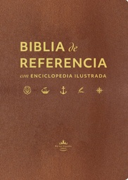 [LPAT-1351] Biblia De Referencia RVR 1960 Con Enciclopedia Ilustrada Simil Piel Color Marrón
