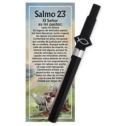 [DESK-BS2404A] Boligrafo Con Soporte Para Celular, Salmo 23 Incluye (Separador + Boligrafo Con Pergamino)