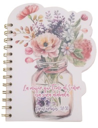 [ABBA-1285] Libreta Troquela en forma de  Florero