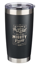 [CHRIS-2077] Termo De 325 ML De Acero Inoxidable  Efesios 6:10