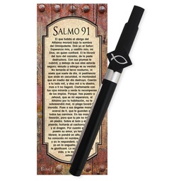 [DESK-BS2403A] Boligrafo Con Soporte Para Celular, Salmo 91 Incluye (Separador + Boligrafo Con Pergamino)