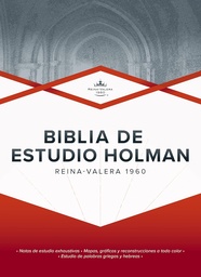 [LBSH-8265] Biblia  RVR 1960  De Estudio Holman, Tapa Dura