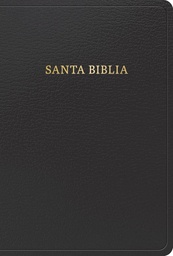[LBSH-8276] Biblia RVR 1960 Letra Grande Tamaño Manual, Imitación Piel Color Negro Con Indice
