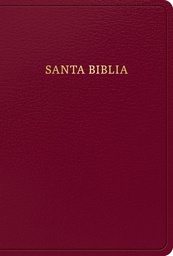 [LBSH-8277] Biblia RVR 1960 Letra Grande Tamaño Manual, Borgoña (Edición 2023) Piel Con Índice