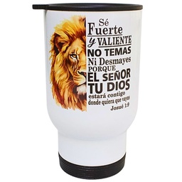 [TER-BS042B1] Termo Blanco Texto: Josué 1:9