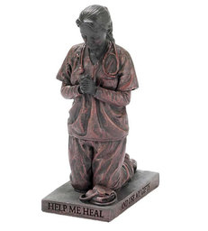 [DICK-9615] Escultura Enfermera Orando