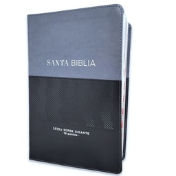 [ABBA-1378] Biblia RVR 1960 Letra Gigante Negro/Gris