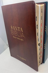 [ABBA-1391] Biblia RVR 1960 Letra Súper Gigante Con Índice Café