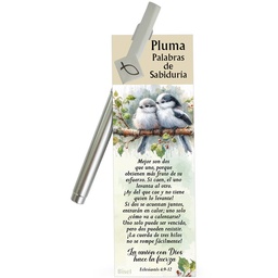 [DESK-BS2502A] Boligrafo Con Soporte Para Celular, Eclesiastés 4:9-12 Incluye (Separador + Boligrafo Con Pergamino)