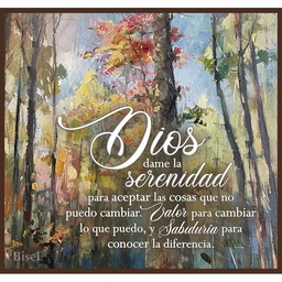[DECOR-1150B] Plaqueta Para Escritorio Oración De La Serenidad