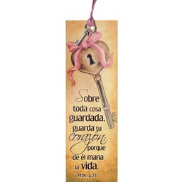 [SEP-046] Separador De Libros Con Dije, Esta Llave Pertenece a Jesús...