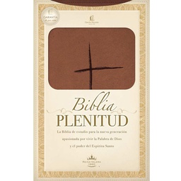 [LGN-3192] Biblia De Estudio Plenitud RVR60 Imitación Piel Color Café