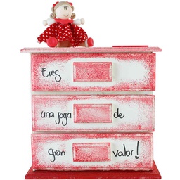 [CONKA-1178] Joyero De Tres Gavetas Varios Textos